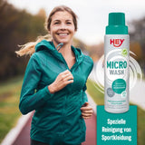 Waschmittel - Micro Wash für Sportbekleidung u. Schuhe | HEY SPORT®