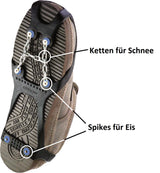 Yeti - Schuhkralle - Schuhspikes mit Kette für Schnee | Ottinger