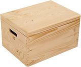 Allzweckkisten - Aufbewahrung Holzkiste mit Deckel | MALÖ