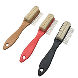 Schuhbürste - Stielkreppbürste für Nubukleder