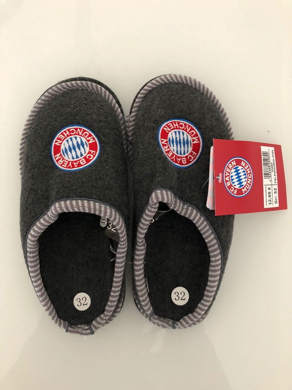 FC Bayern Filz-Pantoffeln für Kinder