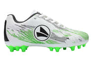 Chaussures De Football Enfant JAKO J-SFG Course Ev - Tige Mesh PU, Semelle Crampons - Rose Fluo/bleu Marine - Taille 32 EU - 12