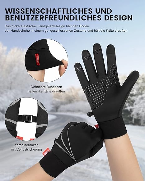 Softshell Handschuhe - mit Touchscreen | Sport