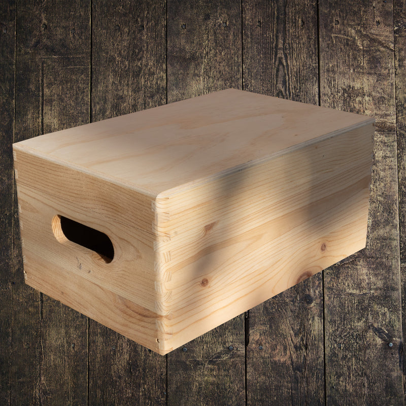 Aufbewahrungsbox m. Deckel - Holz | MALÖ