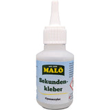 Sekundenkleber - Set mit Aktivator Spray Mittelflüssig - Wasserfest für Haushalt - Basteln| MALÖ